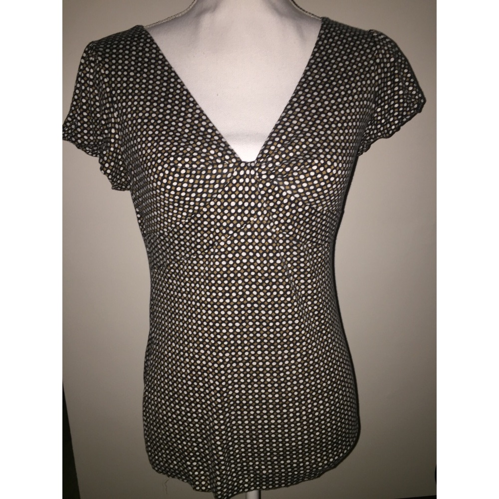 Banana Republic Polka Dot Top Sz S